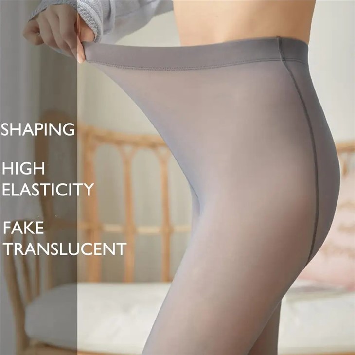 Fake Transparent Thermal Legging